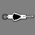 Key Clip W/ Key Ring & Pine Tree (Silhouette) Key Tag
